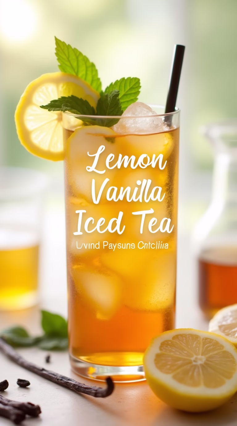 Lemon Vanilla Iced Tea