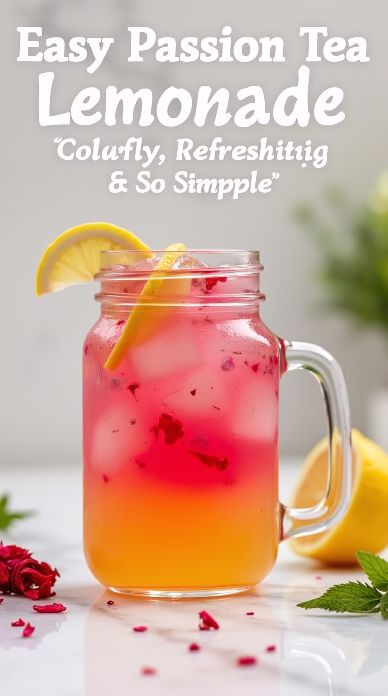 Easy Passion Tea Lemonade