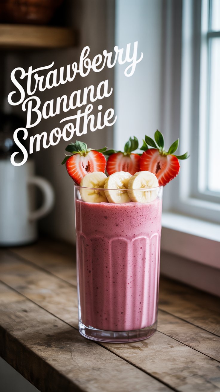 Strawberry Banana Smoothie